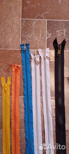 Молнии новые,разъемные,неразъемные разной длины