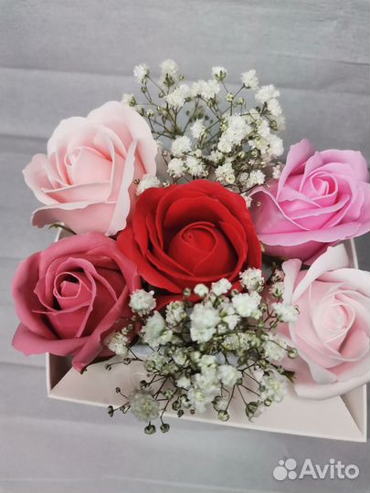 Мыльные розы букеты