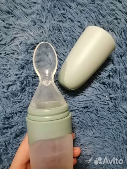 Ложка - дозатор hb силиконовая 90 мл с 0 мес