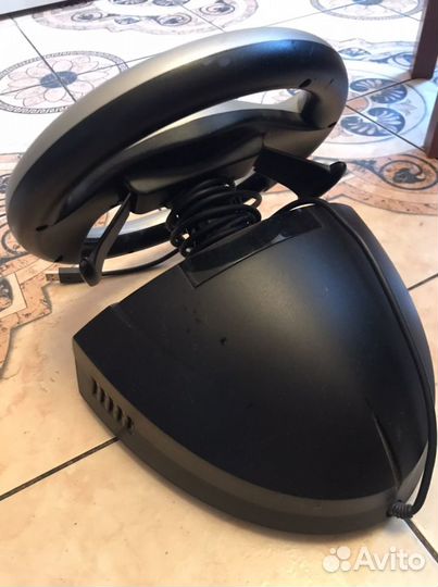 Игровой руль с педалями genius speed wheel 3 vibra