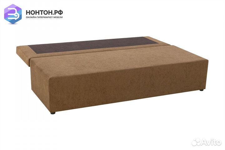 Диван еврокнижка Нексус коричнево-бежевый