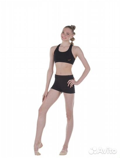 Топ лиф RG401-107 черный (36)