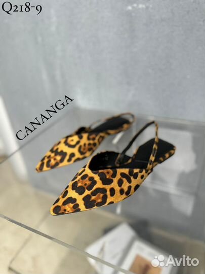 Леопардовые туфли