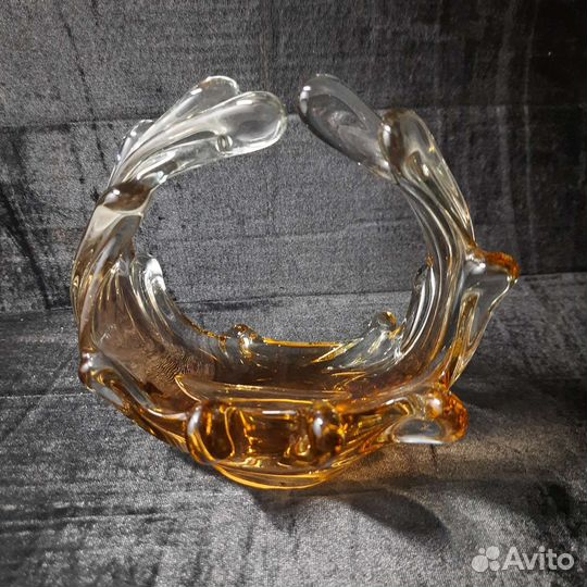 Ваза конфетница богемия