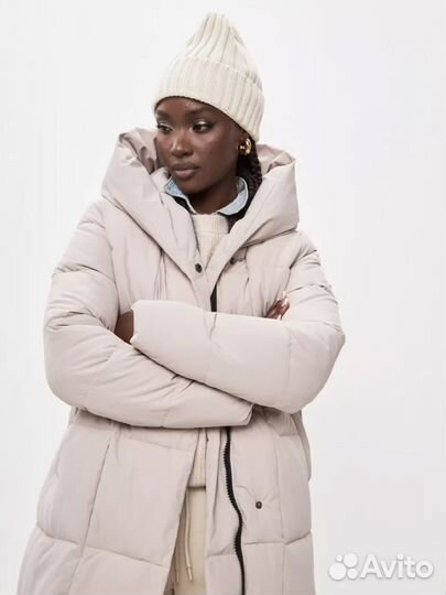 Пуховик зимний длинный M (44-46) новый