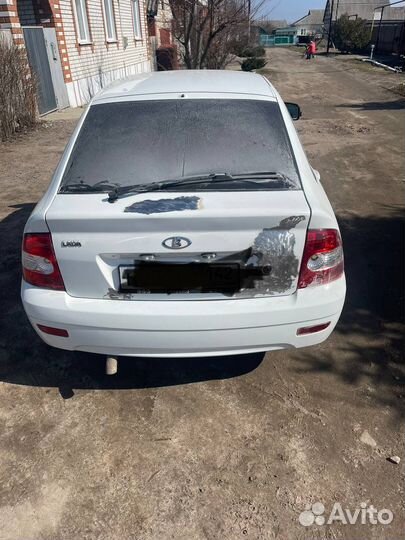 Задний бампер priora 1 хэтчбек