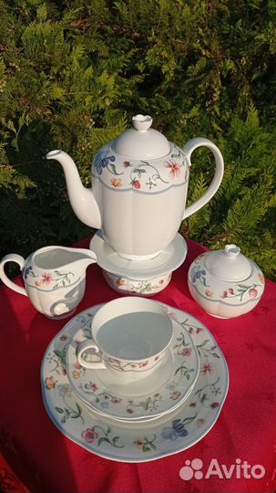 Чайное трио Villeroy boch чайник сахарница