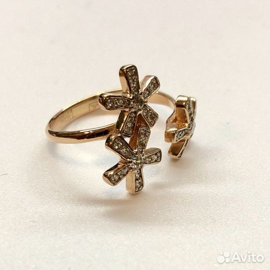 Золотое кольцо 585 пробы