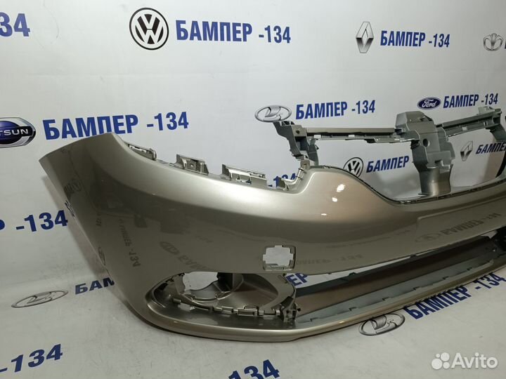 Бампер передний renault logan 2 бежевый