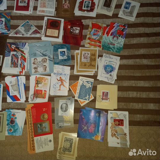 Марки в блоках