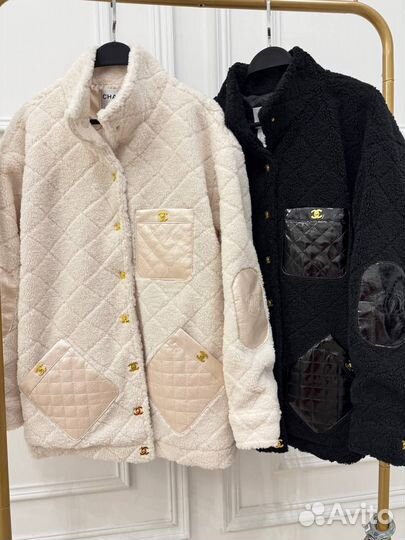 Бомбер тедди chanel