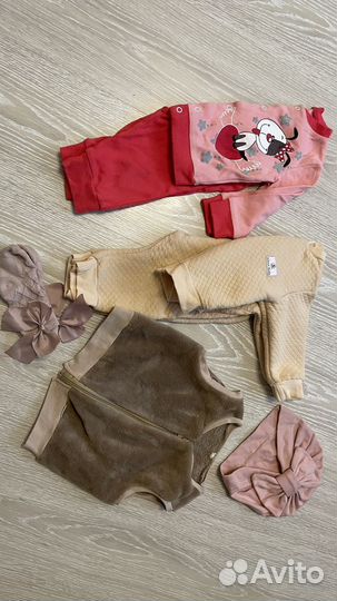 Пакет вещей для девочки 74