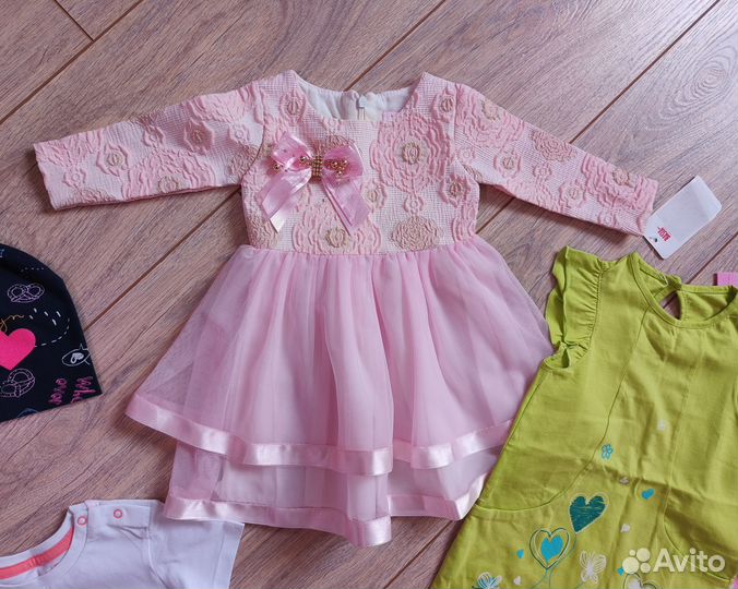 Вещи на девочку пакетом 80, 86-92
