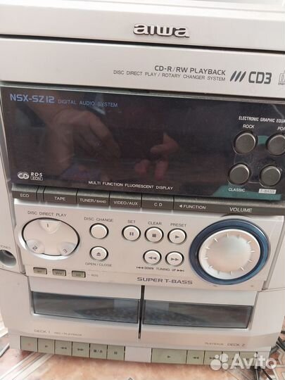 Продам музыкальный центр aiwa