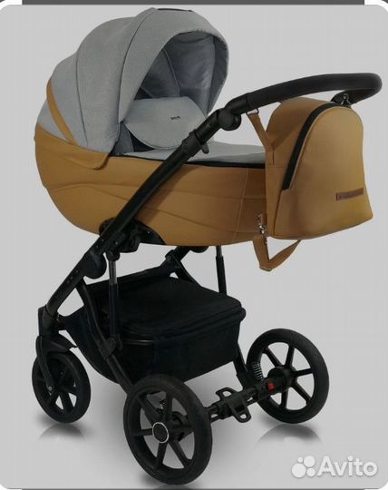 Коляска 2 в 1 Bexa Ideal эко кожа