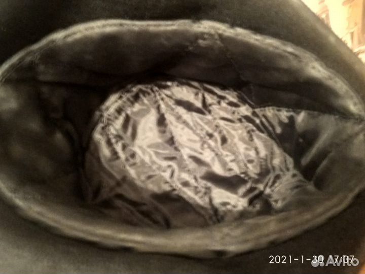 Шляпка натуральный фетр (кроличий пух)