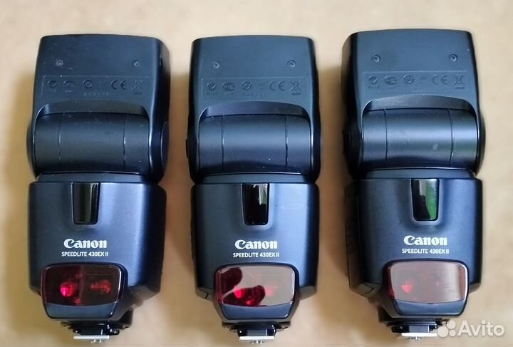 Три вспышка Canon 430EX II