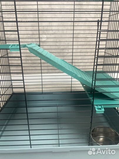 Клетка для грызунов 3 этажа