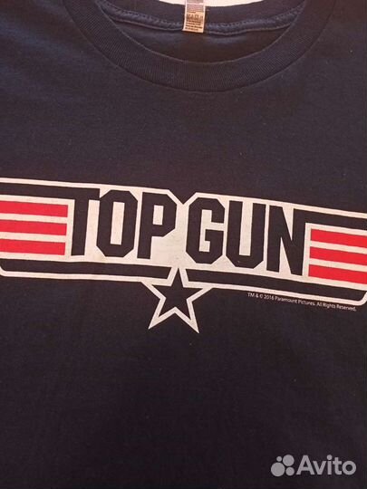 Футболка Мерч Alstyle/ Top Gun /р.L vintage