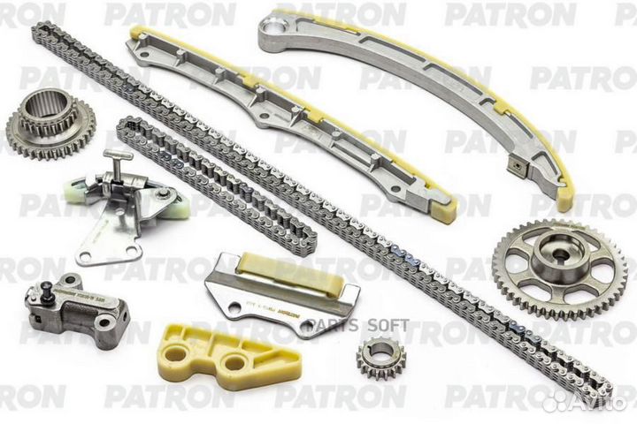 Patron ptck103 Комплект цепи грм (Цепь-2, Нат-1, У