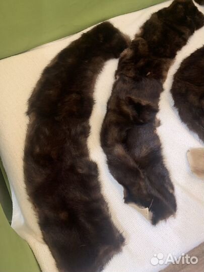 Меховой воротник норка