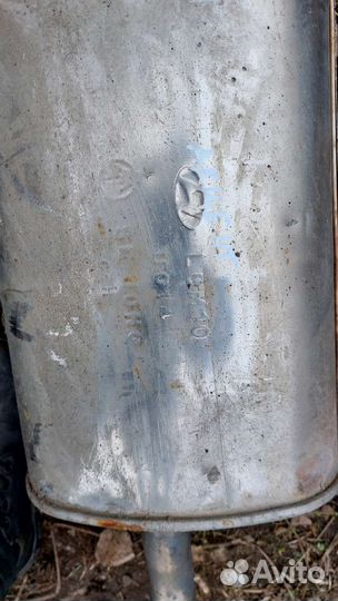 Глушитель задняя часть. Hyundai Accent. 2006-2010г