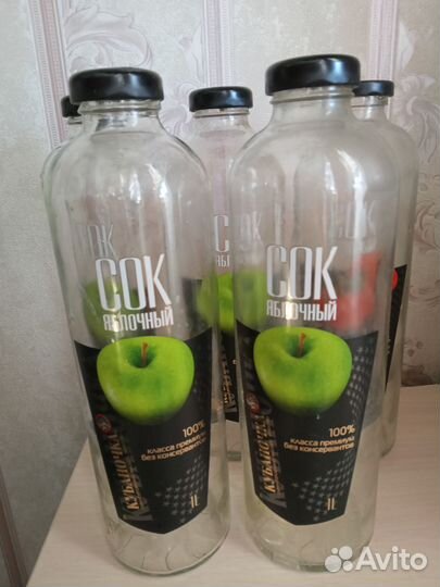 Стеклянные бутылки 1 л