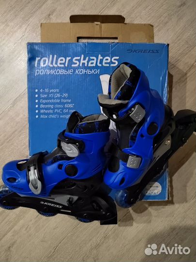 Роликовые коньки 27/29