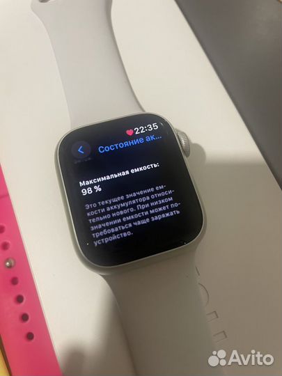 Часы apple watch 8 41 mm starlight