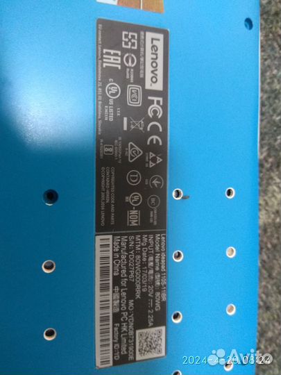 Lenovo ideapad 110S-11IBR разбор