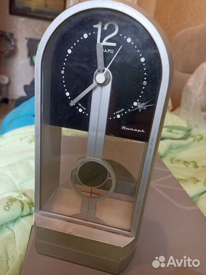Часы настольные Янтарь, СССР