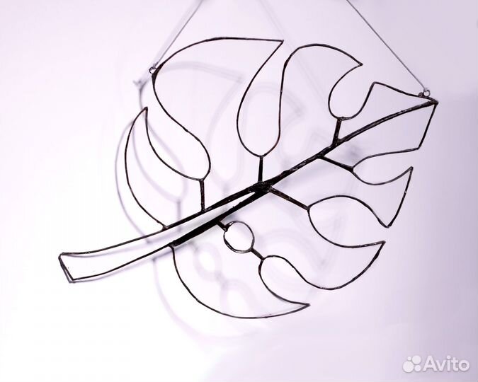 Стеклянная подвеска на стену или на окно