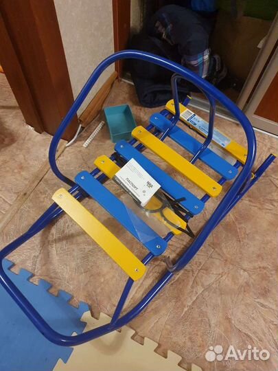 Санки детские с ручкой / Ветерок 2