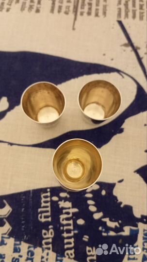 Стопка серебро 875