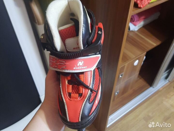 Коньки детские nordway 27