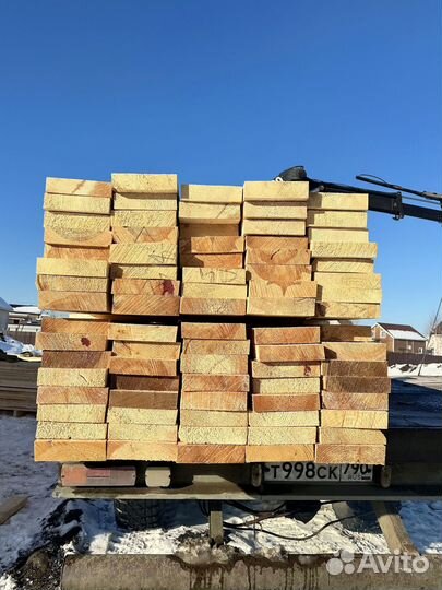 Доска обрезная из сосны