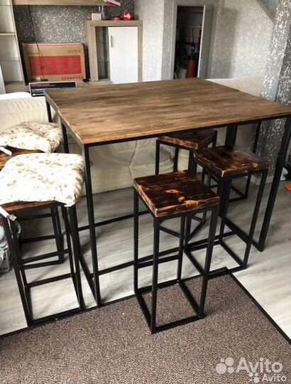 Стойка в стиле лофт