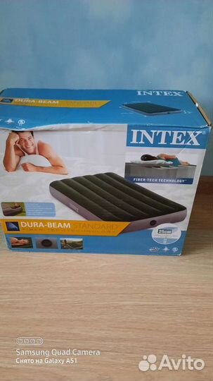 Надувной матрас 99х191х25см