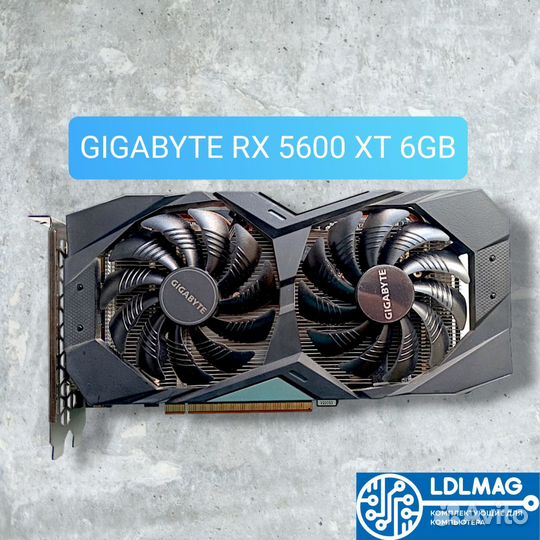 Видеокарта gigabyte AMD RX 5600 XT 6GB