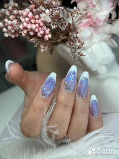 Наращивание ногтей гелем / Укрепление ногтей