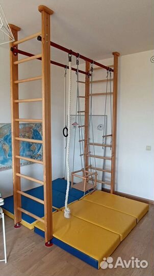 Деревянный спортивный комплекс Карусель