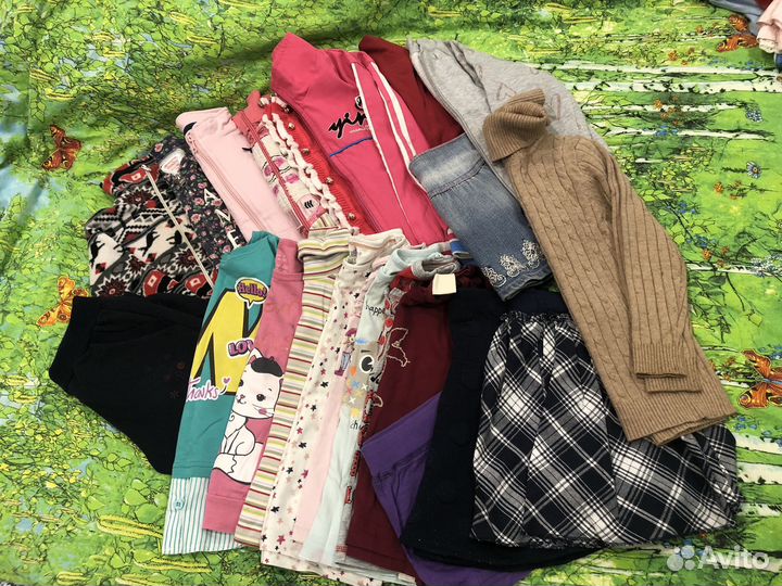 Вещи на девочку 2,4,5лет пакетом