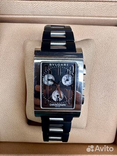 Часы Bvlgari chronograph Rettangolo RTC 49s