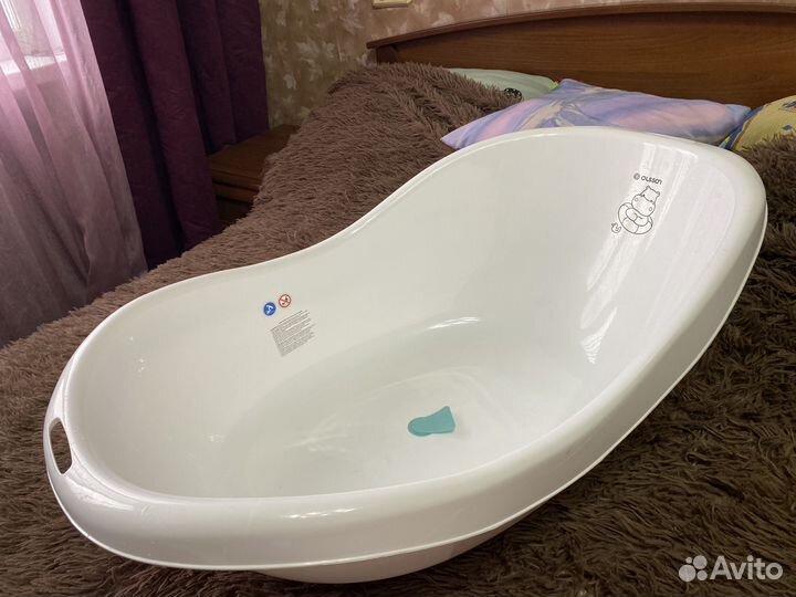 Детская ванночка с термометром