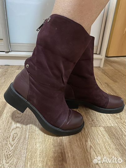 Ботильоны женские евро зима, 39 размер б/у