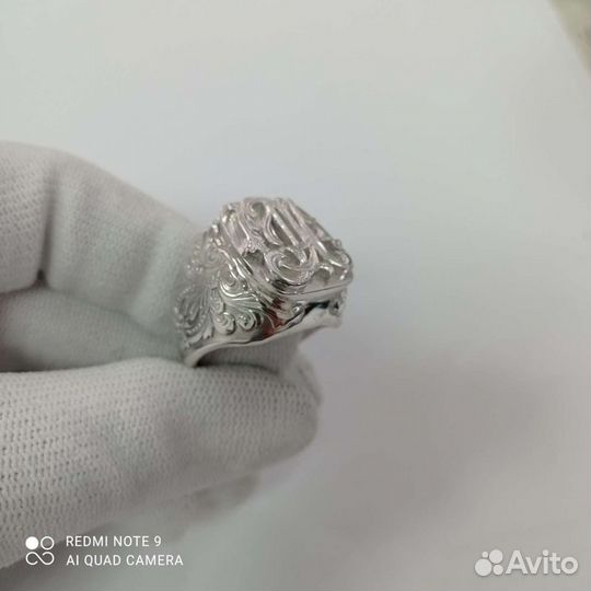 Мужская печатка серебро