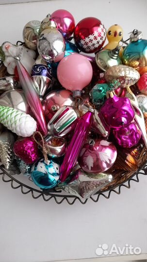 Новогодние игрушки СССР 40 шт