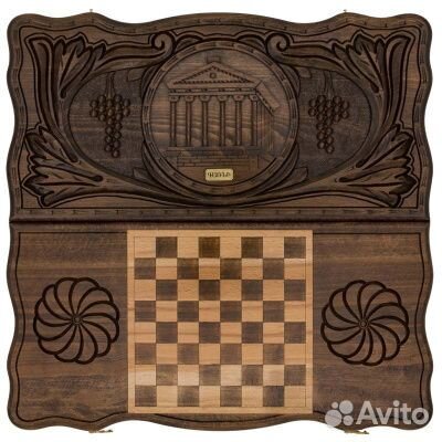 Нарды+шашки mirzoyan резные 