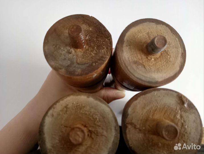 Ножки для мебели СССР деревянные 4 шт