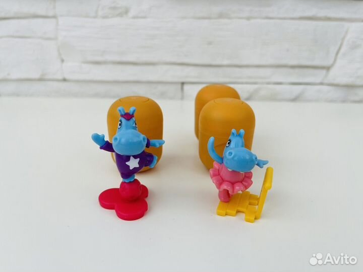 Фигурки Kinder Surprise Бегемотики